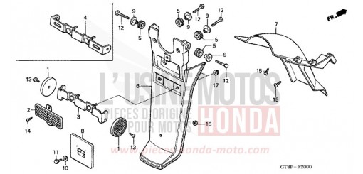 REAR FENDER PK50P de 1993